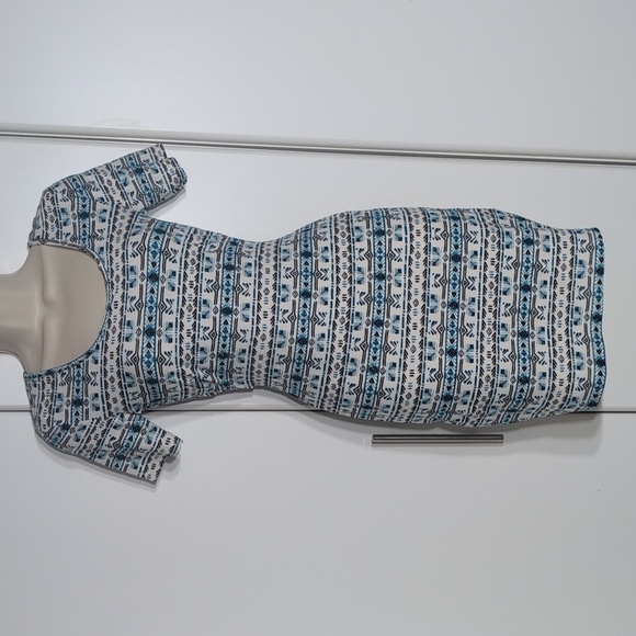 Mudd Blue and White Patterned Women's Dress Size Small - Picture 1 of 8